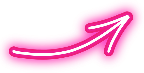 Neon Pink Arrow